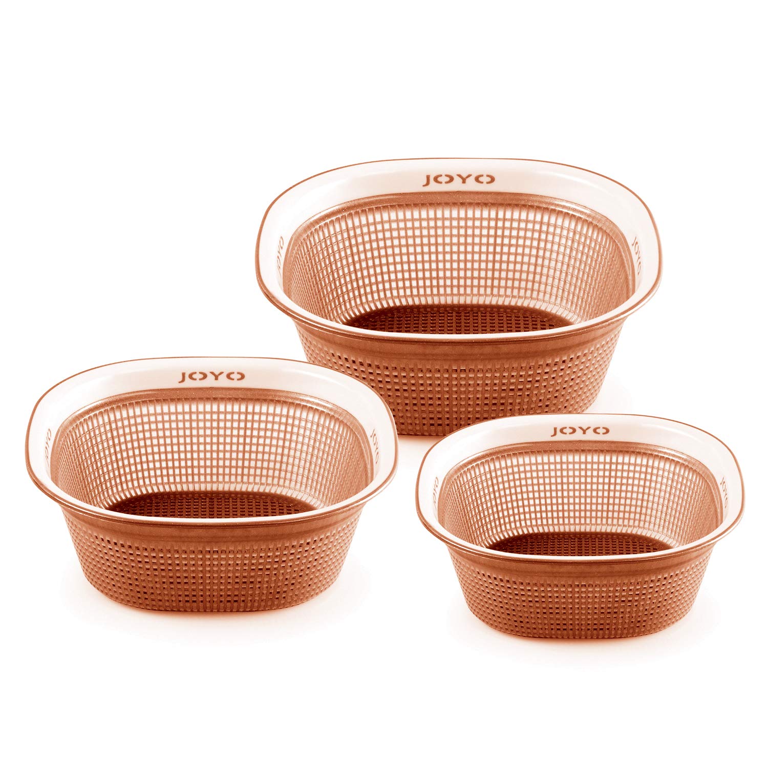 Buy JOYO Plastics Better Home Square Basket 3 Pcs Set (Mini, 0 & 1
